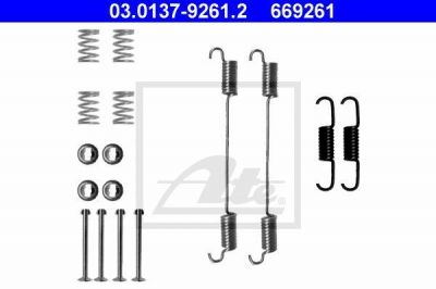 ATE 03.0137-9261.2 комплектующие, тормозная колодка на FIAT DOBLO Cargo (223)