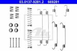 ATE 03.0137-9281.2 Комплектующие, тормозная колодка