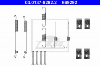 ATE 03.0137-9292.2 комплектующие, тормозная колодка на HYUNDAI GETZ (TB)