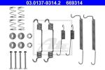 ATE 03.0137-9314.2 комплектующие, тормозная колодка на CHEVROLET SPARK (M300)
