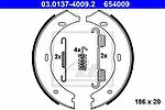 ATE 03.0137.4009.2 КОЛОДКИ РУЧНИКА MER VIANO W639 R (03.0137.0461.2) 03/06->>