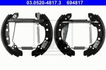 ATE 03.0520-4817.3 комплект тормозных колодок на SKODA CITIGO