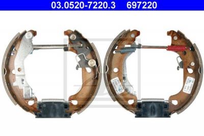 ATE 03.0520-7220.3 комплект тормозных колодок на FIAT PUNTO (188)