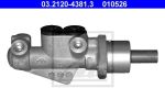 ATE 03.2120-4381.3 главный тормозной цилиндр на RENAULT CLIO II (BB0/1/2_, CB0/1/2_)