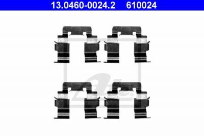 ATE 13.0460-0024.2 комплектующие, колодки дискового тормоза на MERCEDES-BENZ A-CLASS (W168)
