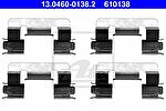 ATE 13.0460-0138.2 комплектующие, колодки дискового тормоза на TOYOTA COROLLA (CDE12_, ZZE12_, NDE12_, ZDE12_)