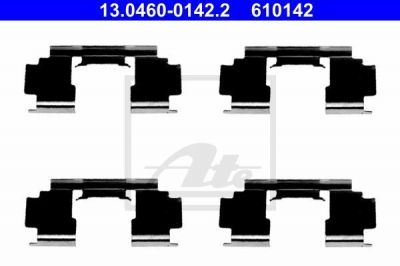 ATE 13.0460-0142.2 комплектующие, колодки дискового тормоза на ROVER 200 (RF)