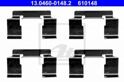 ATE 13.0460-0148.2 комплектующие, колодки дискового тормоза на NISSAN PRIMERA Traveller (WP11)