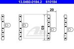 ATE 13.0460-0184.2 комплектующие, колодки дискового тормоза на VW POLO купе (86C, 80)