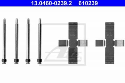 ATE 13.0460-0239.2 комплектующие, колодки дискового тормоза на MERCEDES-BENZ S-CLASS (W140)
