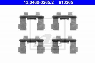ATE 13.0460-0265.2 комплектующие, колодки дискового тормоза на SUZUKI BALENO универсал (EG)