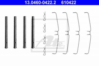 ATE 13.0460-0422.2 комплектующие, колодки дискового тормоза на VOLVO 240 Kombi (P245)