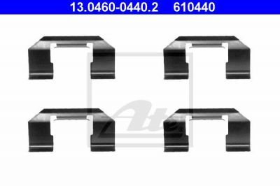 ATE 13.0460-0440.2 комплектующие, колодки дискового тормоза на NISSAN PRIMERA (P10)