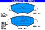 ATE 13.0460-3975.2 Колодки торм.пер. Peugeot 206, 306