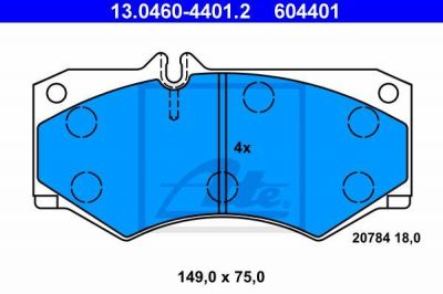 ATE 13.0460-4401.2 Колодки торм.пер. MB W460, W461 G-class, T1