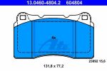 ATE 13.0460-4804.2 комплект тормозных колодок, дисковый тормоз на VOLVO V70 II (SW)