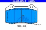 ATE 13.0460-4964.2 комплект тормозных колодок, дисковый тормоз на VOLVO V70 II (SW)