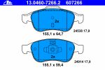 ATE 13.0460-7266.2 Колодки RENAULT FLUENCE/GRAND SCENIC/MEGANE III 10->