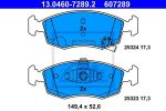 ATE 13.0460-7289.2 комплект тормозных колодок, дисковый тормоз на FIAT PANDA VAN (312_, 312)