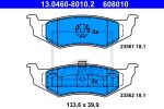 ATE 13.0460-8010.2 комплект тормозных колодок, дисковый тормоз на CHRYSLER STRATUS кабрио (JX)