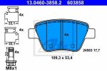 ATE 13046038582 Колодки зад.AUDI A3 1.2-2.0L 2003=>