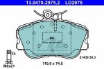 ATE 13.0470-2975.2 комплект тормозных колодок, дисковый тормоз на MERCEDES-BENZ C-CLASS универсал (S202)