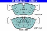 ATE 13.0470-7053.2 комплект тормозных колодок, дисковый тормоз на VOLVO C70 I кабрио