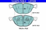 ATE 13.0470-7239.2 Колодки X5/X6 E70 4.8L/35I 2007=> (CERAMIC)