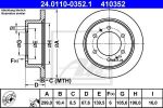 ATE 24.0110-0352.1 тормозной диск на SSANGYONG REXTON (GAB_)