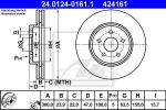 ATE 24.0124-0161.1 Диск торм. пер. Ford Mondeo III
