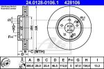 ATE 24.0128-0106.1 24.0128-0106.1 Диск торм. пер. MB W210, W203