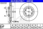 ATE 24.0128-0166.1 тормозной диск на NISSAN PATHFINDER II (R50)