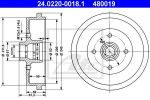 ATE 24.0220-0018.1 Барабан тормозной Audi 80, VW Passat, Golf III, Seat