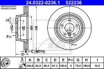 ATE 24.0322-0236.1 тормозной диск на 3 кабрио (E93)