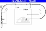 ATE 24.3727-0431.2 трос, стояночная тормозная система на MERCEDES-BENZ A-CLASS (W168)