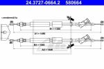 ATE 24.3727-0664.2 трос, стояночная тормозная система на FORD FOCUS II седан (DA_)