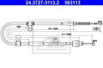 ATE 24.3727-3113.2 трос, стояночная тормозная система на HYUNDAI ELANTRA седан (XD)