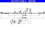 ATE 24.3727-3126.2 трос, стояночная тормозная система на HYUNDAI i30 купе