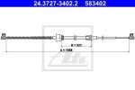 ATE 24.3727-3402.2 трос, стояночная тормозная система на SEAT IBIZA V ST (6J8, 6P8)