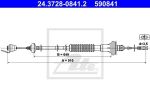 ATE 24.3728-0841.2 трос, управление сцеплением на PEUGEOT 206 SW (2E/K)