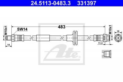 ATE 24.5113-0483.3 РЁР»Р°РЅРі С‚РѕСЂРјРѕР·РЅРѕР№