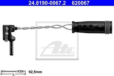 ATE 24.8190-0067.2 сигнализатор, износ тормозных колодок на MERCEDES-BENZ C-CLASS T-Model (S205)