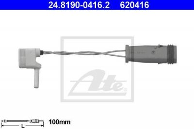 ATE 24.8190-0416.2 сигнализатор, износ тормозных колодок на MERCEDES-BENZ E-CLASS (W211)