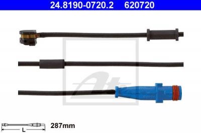 ATE 24.8190-0720.2 сигнализатор, износ тормозных колодок на OPEL ZAFIRA B Van