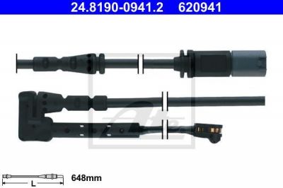 ATE 24.8190-0941.2 сигнализатор, износ тормозных колодок на MINI MINI (F56)