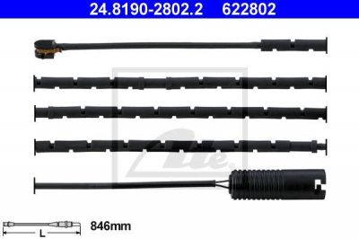 ATE 24.8190-2802.2 сигнализатор, износ тормозных колодок на MG MG ZT- T