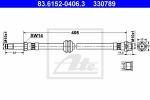 ATE 83.6152-0406.3 Шланг тормозной передний E46 all 98-05 /L=405mm (34321165587)