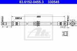 ATE 83.6152-0455.3 Шланг тормозной задний E46 all 98-05 /L=455mm (34301165174)