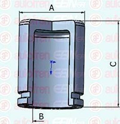 AUTOFREN SEINSA D025279 поршень, корпус скобы тормоза на SUBARU LEGACY IV универсал (BL, BP, B13_)