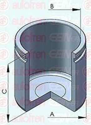 AUTOFREN SEINSA D025283 Поршень, тормозной суппорт